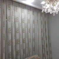 پرده پذیرایی حریر ترک ۹متر|پرده، رانر، رومیزی|اهواز, پادادشهر|دیوار