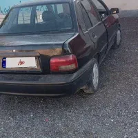 پراید مدل ۸۳ چنتا تیکه رنگ داره