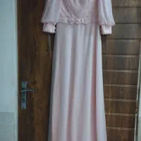 لباس مجلسی رنگ صورتی شاین دار|لباس|ماهدشت, |دیوار