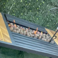 صندلی چتری رستوران کافه ویلا اتشدان مبلمان فلز|میز و صندلی غذاخوری|شهریار, شهریار|دیوار