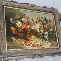 دو عدد تابلو فرش دستبافت