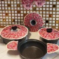 دوخت انواع سرویس آشپزخانه به صورت تک وعمده|سفره، حوله، دستمال آشپزخانه|بروجرد, |دیوار