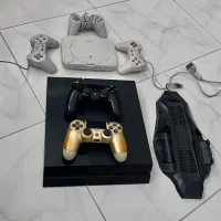 PS4 فت کپی‌خور ورژن9بدون فلش+2دسته+لوازم کاملPS1