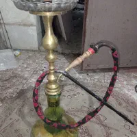 قلیان برنجی و چوبی|کلکسیون و سرگرمی|بابل, |دیوار