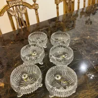 کریستال پیاله اجیل خوری بوهمیا bohemia با حک لیزری|ظروف سرو و پذیرایی|تهران, سعادتآباد|دیوار