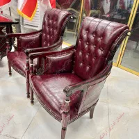 سوفا رویال اداری گلدار مبلمان سبک کلاسیک ماهگونیر|مبلمان اداری|تهران, یافت آباد جنوبی|دیوار