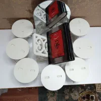 نظافت اینه سفره هفت سین با شلف نظم دهنده سفید