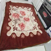 دو عدد پتو گلبافت دورویه