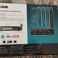 مودم D Link 2740 دو آنتن|مودم و تجهیزات شبکه|زنجان, |دیوار