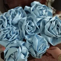انواع گل روبانی و پارچه ای|لوازم خیاطی و بافتنی|اردبیل, |دیوار
