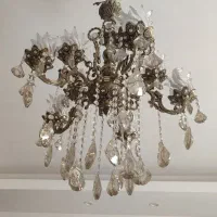 10شعله برنز|لوستر و چراغ آویز|اسلام‌شهر, شهرک واوان|دیوار