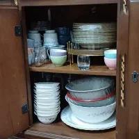 بوفه چهار در، چوب گردو، بسیار تمیز|بوفه، ویترین، کنسول|تهران, خواجه نصیر طوسی|دیوار