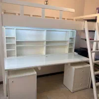 تخت و کمد و میز تحریرتمام چوب مناسب نوجوان