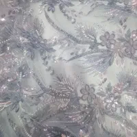 پارچه گیپور پولک دوزی