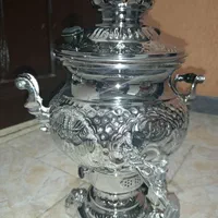 سماور ۵ لیتری قلم کاری|سماور، چای‌ساز، قهوه‌ساز|تبریز, |دیوار