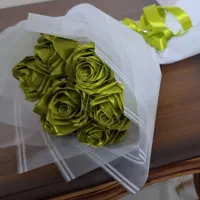دسته گل روبانی|گل مصنوعی|سرپل ذهاب, |دیوار