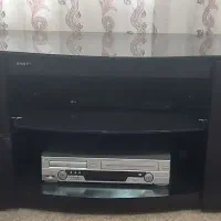 میز تلویزیون MDF مشکی رنگ برند برایت (در حد نو)