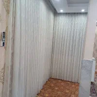 پرده پذیرایی و اتاق خواب