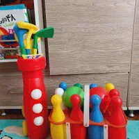 کالسکه میزآرایش آشپزخانه گلف بولینگ اسباب‌بازی