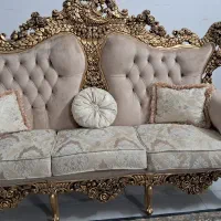 مبل سلطنتی ۹نفره|مبلمان خانگی و میز عسلی|رباط‌کریم, حصار مهتر|دیوار