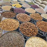 استند زغال سوپر بشکه جا حبوبات حبوباتی عطاری قفسه