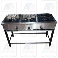 اجاق گاز صنعتی 2شعله پایه دار+کباب پز 50 سانتی|کافی‌شاپ و رستوران|مشهد, شیرحصار|دیوار