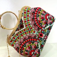 کیف مجلسی دست دوز زنانه