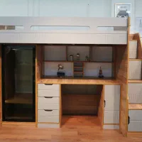 تخت دو طبقه|تخت و سرویس خواب|تبریز, |دیوار