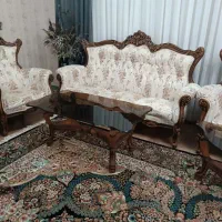 مبل سلطنتی  با چوب گردو|مبلمان خانگی و میز عسلی|کرمانشاه, |دیوار