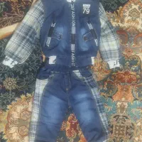 کاپیشن و شلوار لی نوزادی