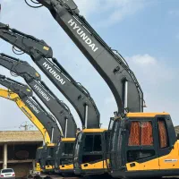 بیل های هیوندای و کوماتسو ملی و اروندی