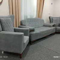 مبلمان هفت نفره|مبلمان خانگی و میز عسلی|امیدیه, |دیوار