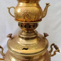 سرویس سماور قدیمی (معاوضه کالا ب کالا) عضو کانالشو|کلکسیون اشیاء عتیقه|قم, شهید رجایی|دیوار