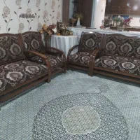 مبل ۷ نفره با چوب چنار محکم و نشیمن راحت|مبلمان خانگی و میز عسلی|شاهین‌شهر, حافظ جنوبی|دیوار