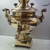 منقل برنجی .سماور مسوارروسی.سماور نفتی|کلکسیون اشیاء عتیقه|لاهیجان, شهید آوینی|دیوار