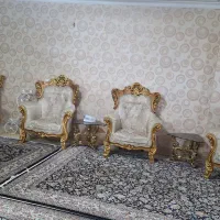 مبل سلطنتی۹نفره بامیز|مبلمان خانگی و میز عسلی|محمدشهر, محمدشهر|دیوار