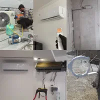 نصاب اسپیلت نصب کولر گازی تعمیرکار سرویس کار