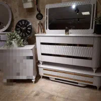ست میز تلوزیون و آینه و کنسول فانتزی سایز بزرگ