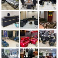 طراحی میز پذیرش کانتر/صندلی طبی گردان مبلمان مدرن|دفتر کار|سنندج, |دیوار