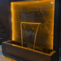 آبنما پرتابل پرده ای بارانی آبشار صخره رومیزی