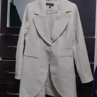 کت  کرم رنگ سایز ۴۴تا۴۶