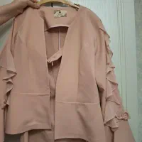 کت و دامن رنگ کالباسی پاستیلی