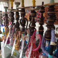 قلیان چوبی کامل