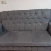 فروش فوری مبل ۷ نفره به اضافه میز عسلی|مبلمان خانگی و میز عسلی|نوشهر, |دیوار