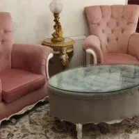 مبل هفت نفره با میز ناهارخوری هشت نفره|مبلمان خانگی و میز عسلی|کرج, استاندارد|دیوار