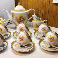 کریستال والتر گل لاله لیلی و مجنون طلاکوب آجیل|ظروف سرو و پذیرایی|مشهد, امام رضا (ع)|دیوار