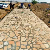 جدول سنگ ورقه ای محوطه سازی