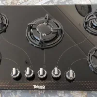اجاق گاز صفحه ای tekno italia مجهز ترموکوپل ۵ شعله