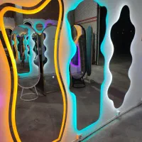 آینه قدی بکلایت لمسی دیواری|آینه|ارومیه, |دیوار