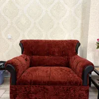 مبل7نفره در حد نو میز تلویزیون فرش12مترب دست بافت|مبلمان خانگی و میز عسلی|تهران, تختی|دیوار